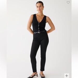 J. Crew Tall Curvy Vintage Slim Straight True Black size 26Tall (A)